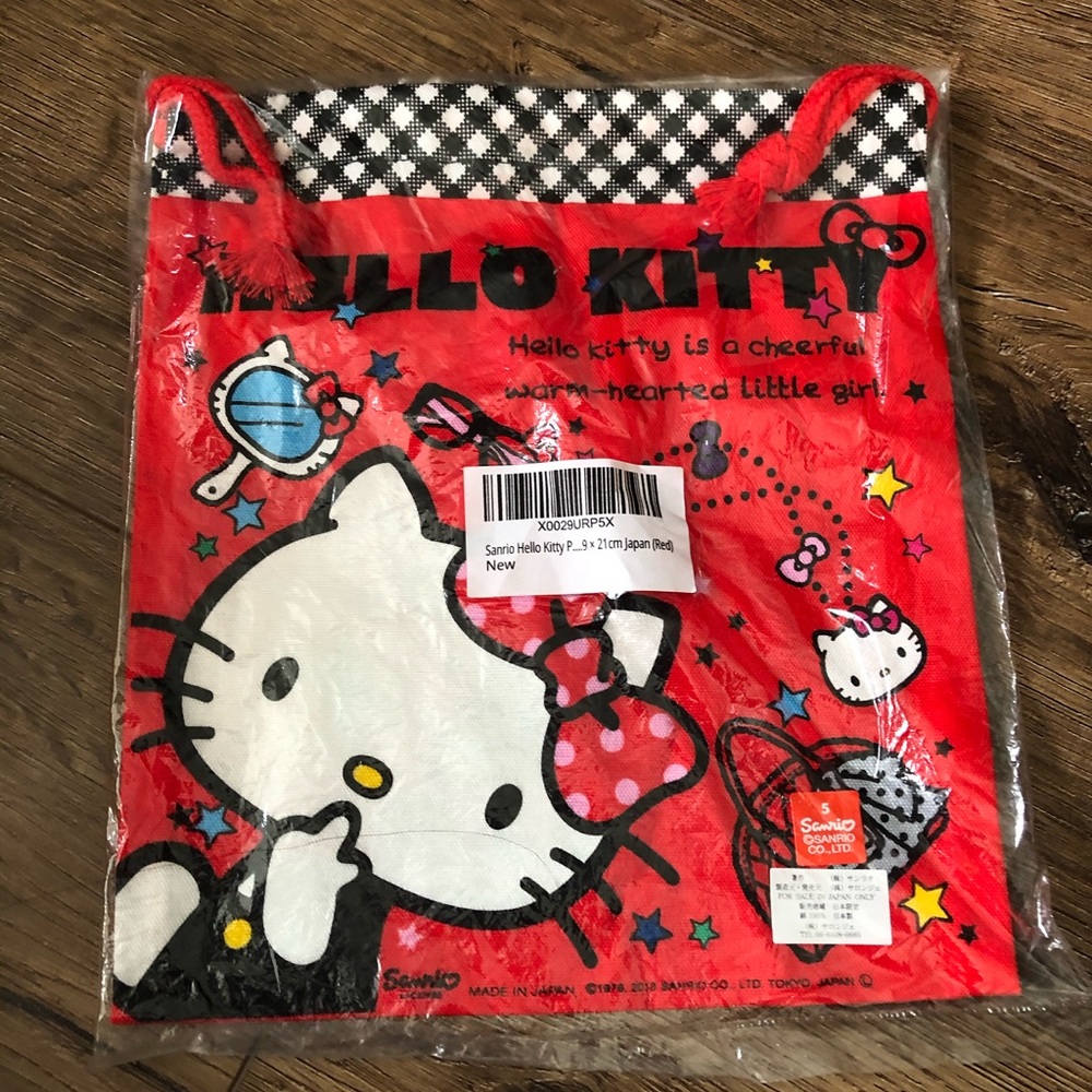 HELLO KITTY-NWT Drawstring Bag